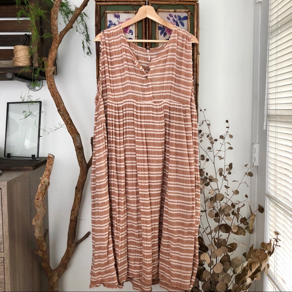 Free People Mighty Fine Midi Dress
